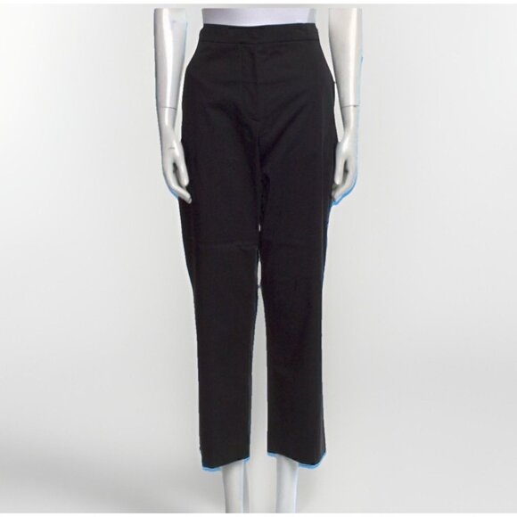 St. John Navy Blue Capri Pants, Size 8, Made In Italy Designer Office NWT - Picture 1 of 7
